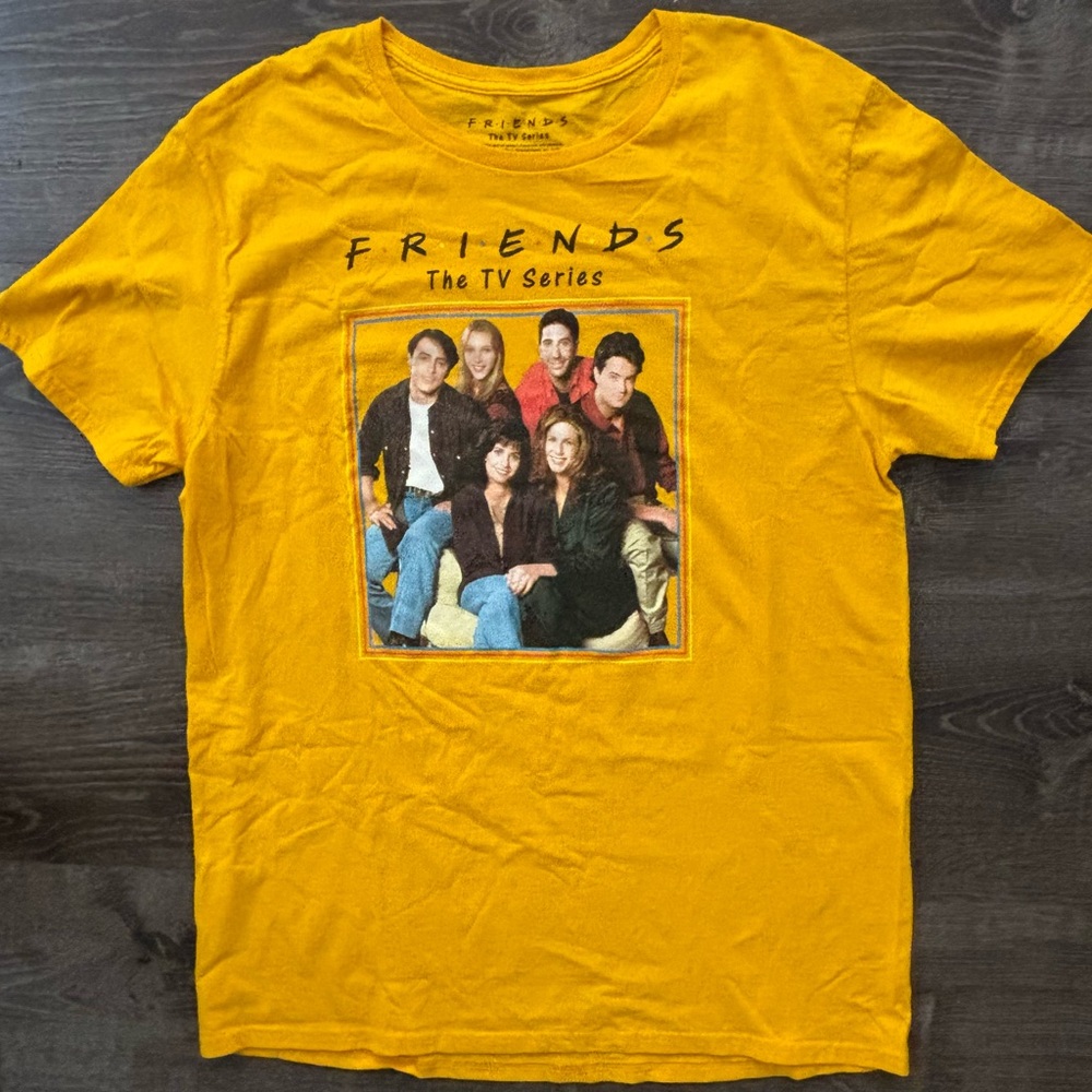 Yellow Friends TV Series Graphic T-Shirt